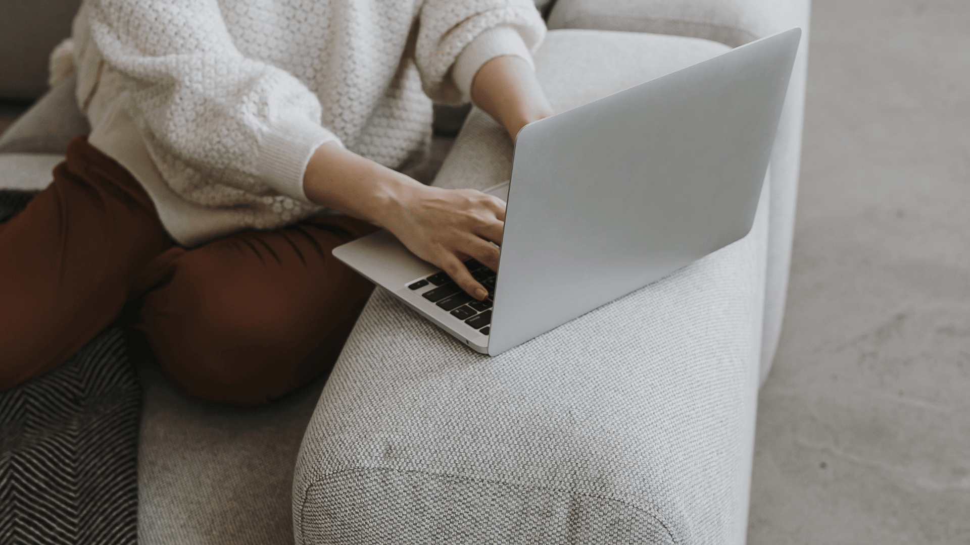 SWC How I work working on laptop relaxed