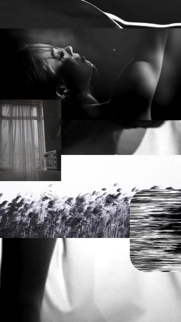 Black and white collage from the Embodiment Sessions video
